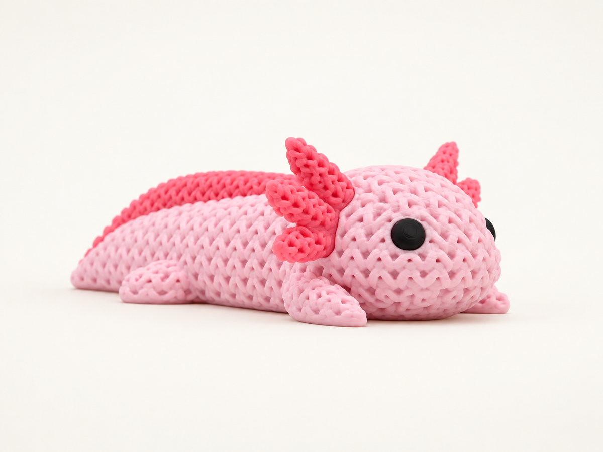 Anthony axolotl — studio product image
