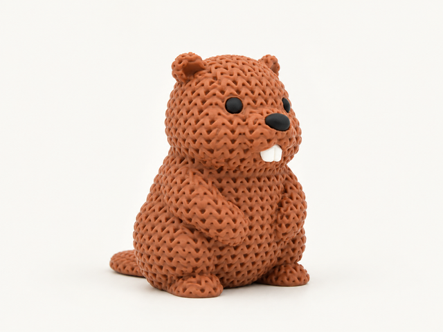 Benny the beaver — studio product image, view 1