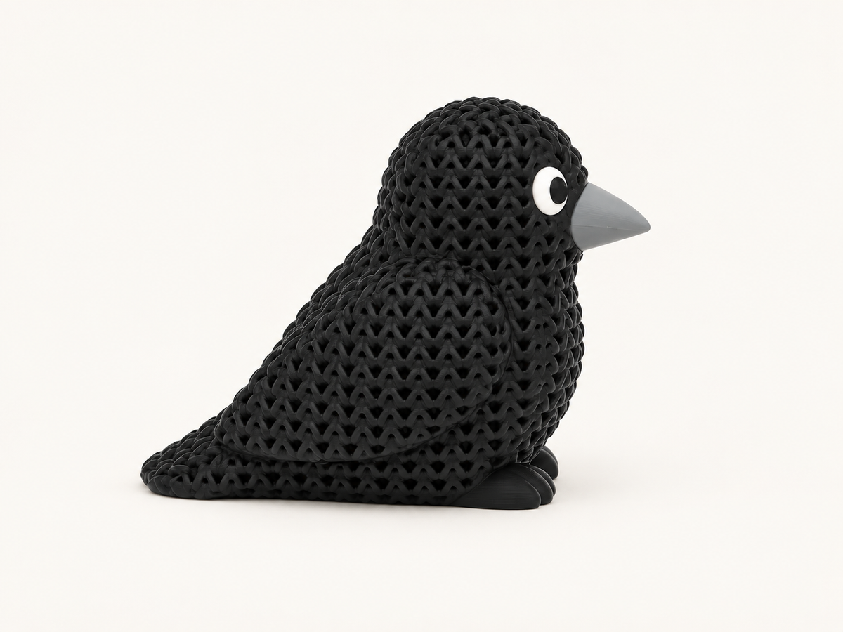 Cedric the Crow — studio product image, view 2