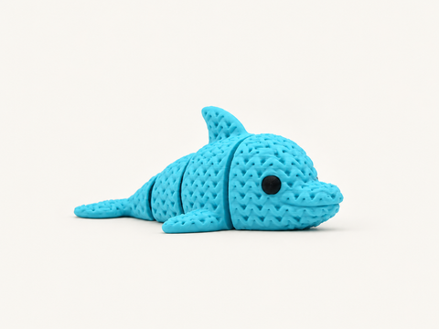 Articulated Dolly Dolphin — studio product image, view 1