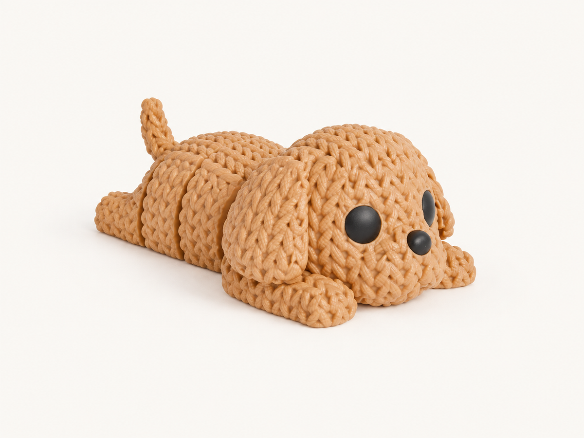 Articulated Doodles the Dog — studio product image, view 1