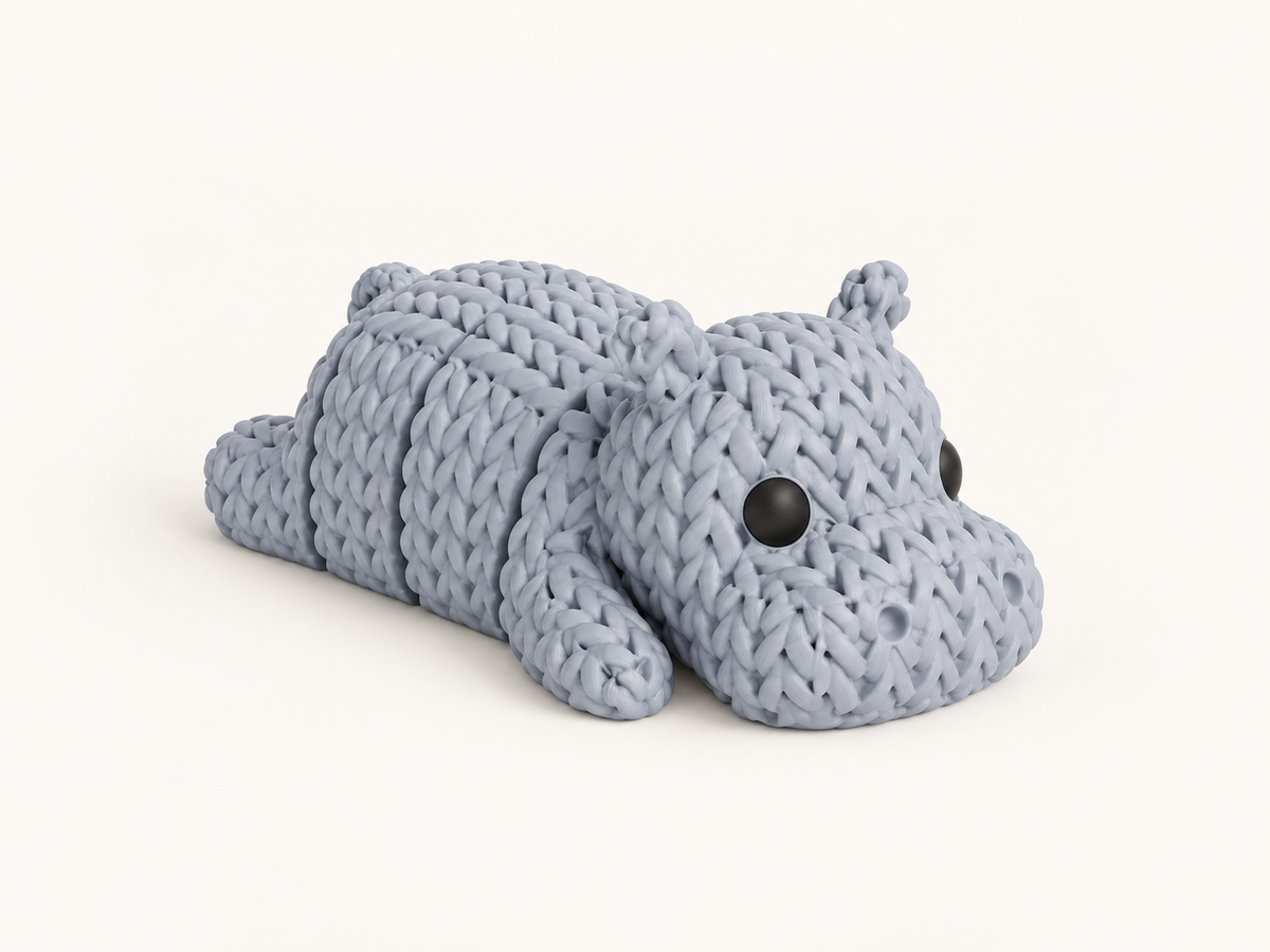 Articulated Henrietta Hippo — studio product image, view 1