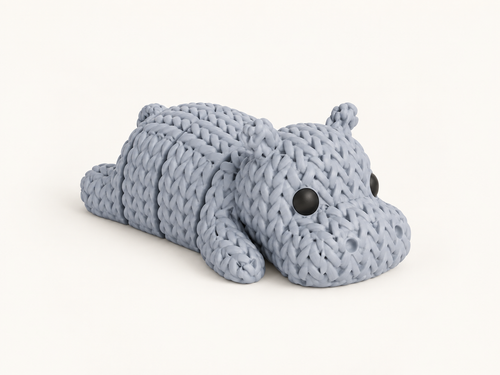 Articulated Henrietta Hippo — studio product image, view 1