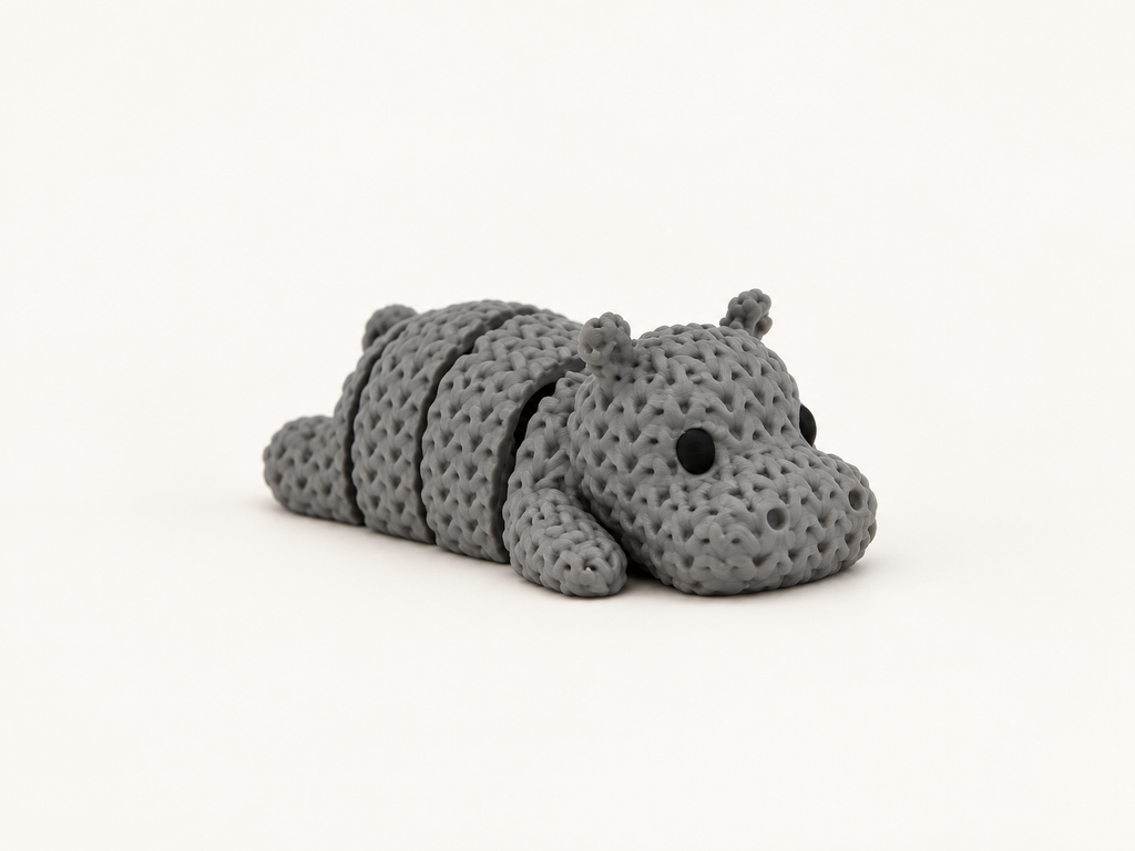 Articulated Henrietta Hippo — studio product image, view 2