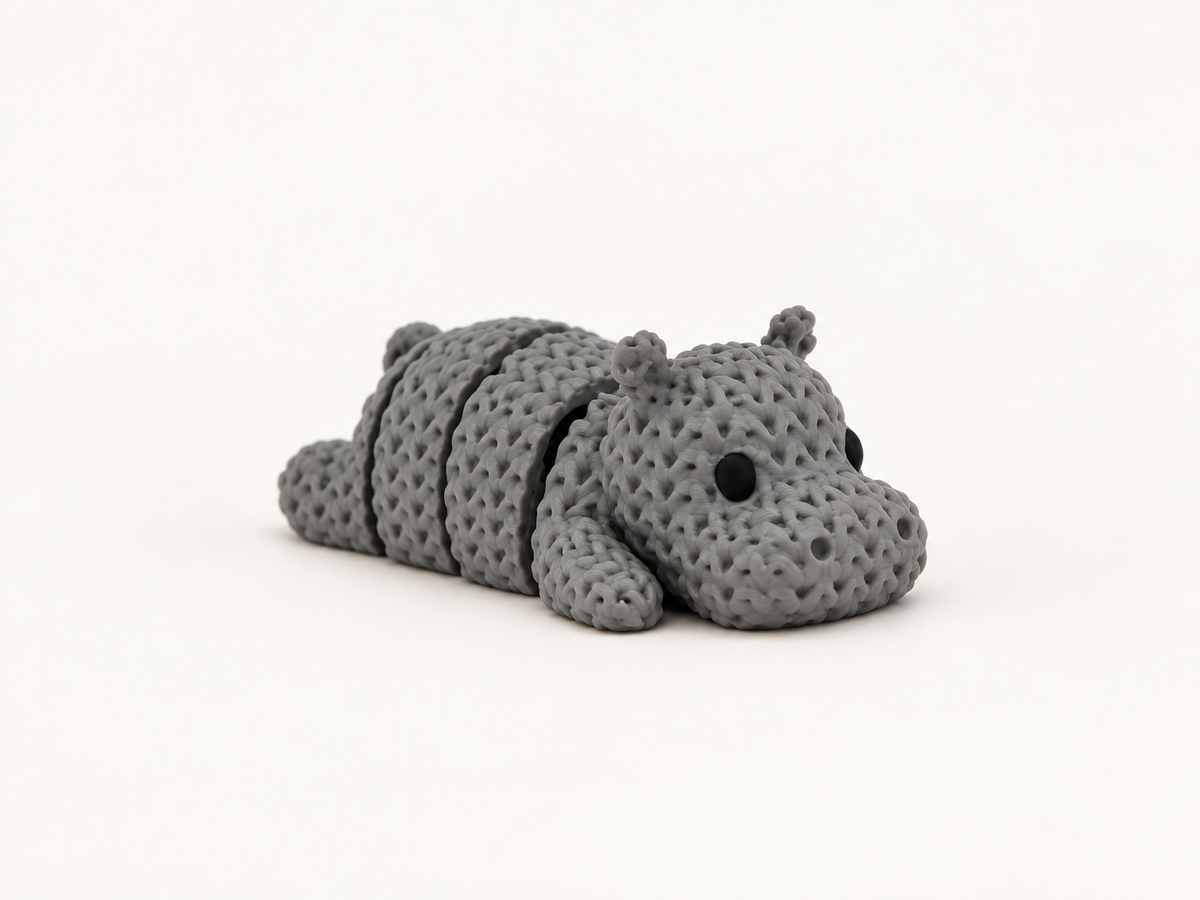 Articulated Henrietta Hippo — studio product image, view 2