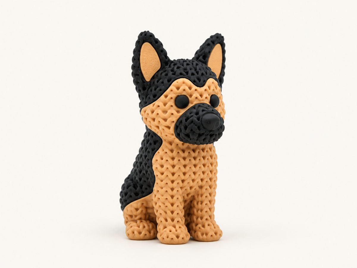 Gunner the German shepherd — studio product image, view 1