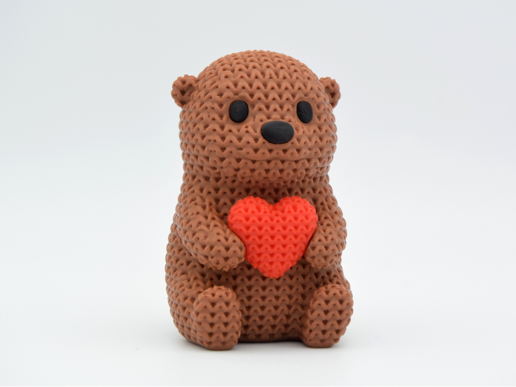 Oscar the Otter (with love heart)