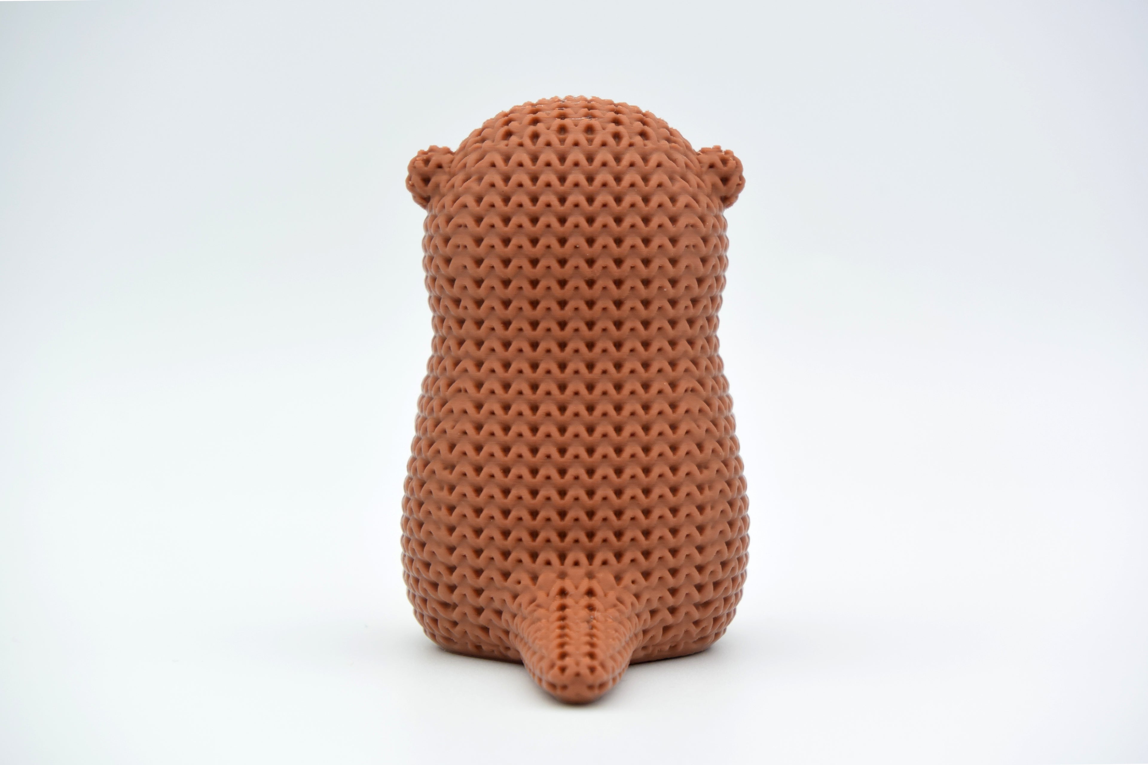 Knitted Love heart otter-Oscar